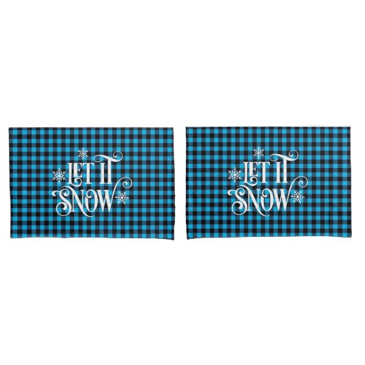 Holiday Buffalo Plaid Pillowcase Pair Kissenbezug (Vorderseite-Set)