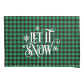 Holiday Buffalo Plaid Pillowcase Pair Kissenbezug (Vorderseite-Links)