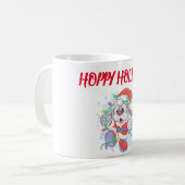 Holiday Bunny Christmas Tasse (Vorderseite Links)