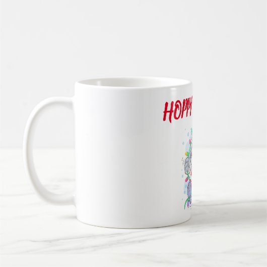 Holiday Bunny Christmas Tasse (Links)