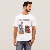 Holiday Burnout: Santa Chills While I Clean T-Shirt (Vorne ganz)