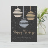 Holiday Business Foto Navy Gold (Stehend Vorderseite)