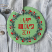 Holiday Button für Wreath und Ribbons (Beispiel)