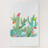 Holiday Cactus Christmas Southwest Cacti Desert Puzzle (Vertikal)