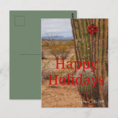 Holiday Cactus Postkarte (Vorne/Hinten)