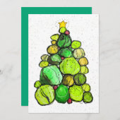 Holiday Cairn Christmas Card Dankeskarte (Vorne/Hinten)
