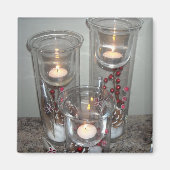 Holiday Candle Light Magnet (Vorne)
