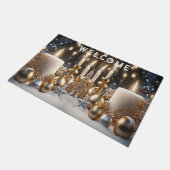 Holiday Candles Doormat Fußmatte (Schrägansicht)