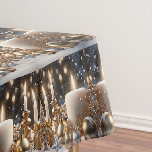 Holiday Candles Tableclout Tischdecke (Beispiel)