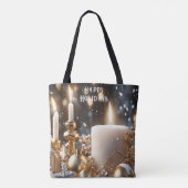 Holiday Candles Tote Bag Tasche (Rückseite)