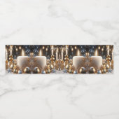 Holiday Candles Wasserflaschenetikett (Einzelnes Label)