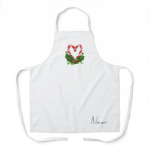 Holiday Candy Cane Heart Moderner Individuelle Nam