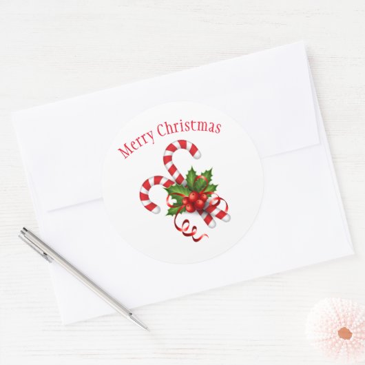 Holiday Candy Canes Stickers (Umschlag)