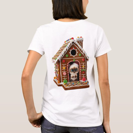 Holiday candy house T-Shirt (Rückseite)