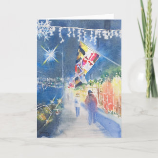 Holiday Card - Blank Inside Karte
