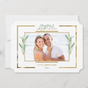 Holiday Card Foto Moden Einladung