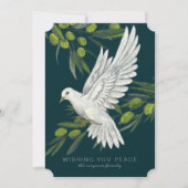 Holiday Card für die "Peace Dove and Olive Branche Einladung (Vorderseite)