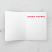 Holiday card karte (Innenseite)