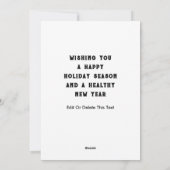 Holiday Cards Feiertagskarte (Rückseite)