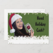 Holiday Cash Postkarte (Vorne/Hinten)