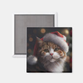 Holiday Cat Magnet (Vorderseite/Rückseite)