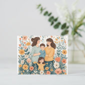 Holiday Celebration  Postkarte (Stehend Vorderseite)