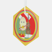 Holiday Cello Ornament Aus Glas (Vorderseite Links)