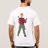 🎄 Holiday Chaos T-Shirt – Funny Christmas Movie- (Rückseite)