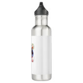 Holiday Characters on a Snowflake Ornament Edelstahlflasche (Rechts)