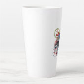 Holiday Characters on a Snowflake Ornament Milchtasse (Vorderseite)