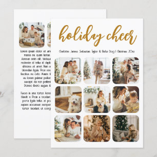 Holiday Cheer 12 Foto Weihnachten Personalisiert