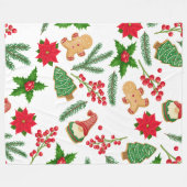 Holiday Cheer 60x80 Fleece Blanket (Vorderseite (Horizontal))