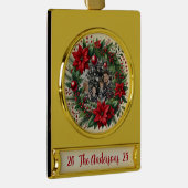 Holiday Cheer – A Family Christmas Keepsake Banner-Ornament Gold (Rechts)