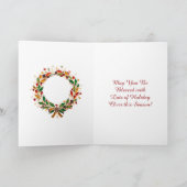 Holiday Cheer & a Mosaik Snowman Weihnachten Karte (Innenseite)