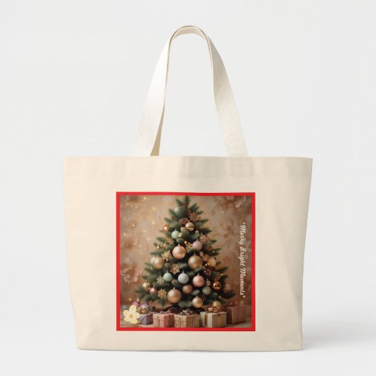 "Holiday Cheer Abounds" Jumbo Stoffbeutel (Vorne)