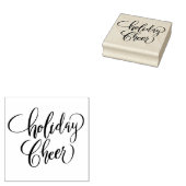 Holiday Cheer Brush Calligraphy Gummistempel (Stempel)
