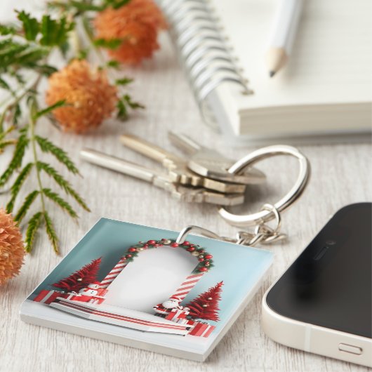 Holiday Cheer Bühne Schlüsselanhänger (Vorderseite rechts)