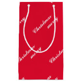 Holiday Cheer Christmas Small Gift Bag for Festive Kleine Geschenktüte (Vorderseite)