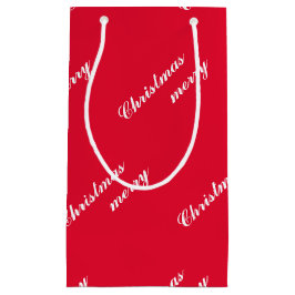 Holiday Cheer Christmas Small Gift Bag for Festive Kleine Geschenktüte