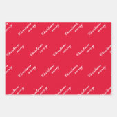 Holiday Cheer Christmas Wrapping Paper Sheets Geschenkpapier Set (Vorderseite 3)
