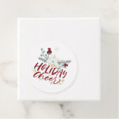 Holiday Cheer Foliage Weihnachtsgeschenk Geschenkanhänger (Beispiel)