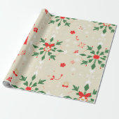 Holiday Cheer Geschenk Wrap Muster Geschenkpapier (Ungerollt)
