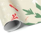 Holiday Cheer Geschenk Wrap Muster Geschenkpapier (Rolleneckpunkt)