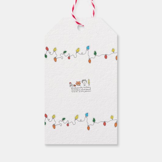 Holiday Cheer Geschenkanhänger (Rückseite)