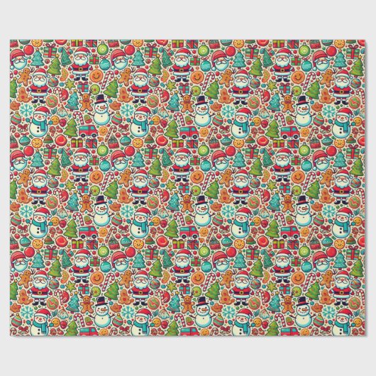 Holiday Cheer Gift Wrap Geschenkpapier (Flach)