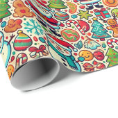 Holiday Cheer Gift Wrap Geschenkpapier (Rolleneckpunkt)