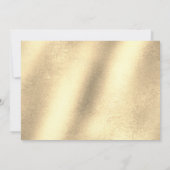 Holiday Cheer Gold Script Foto Weihnachtskarte Einladung (Rückseite)