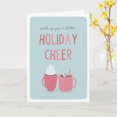 Holiday Cheer Greeting Card (blank inside) Karte (Gelbe Blume)