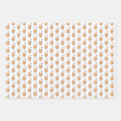 Holiday Cheer Hot Winter Eggnog Kakao Rum Drinks Geschenkpapier Set (Vorderseite 3)