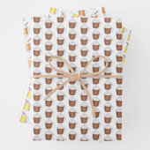 Holiday Cheer Hot Winter Eggnog Kakao Rum Drinks Geschenkpapier Set (Beispiel)